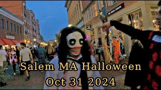 Halloween Night in Salem MA October 31 2024 [upl. by Rolph995]