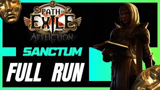 POE 3 23 Sanctum Run Lycia Fight Affliction [upl. by Ttayh701]