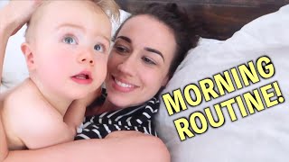 COLLEEN BALLINGER MORNING ROUTINE WITH A ONE YEAR OLD [upl. by Otrebmal]