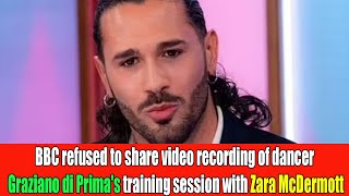 BBC refusing to share Strictly footage to Graziano di Prima after Zara allegations [upl. by Koval]