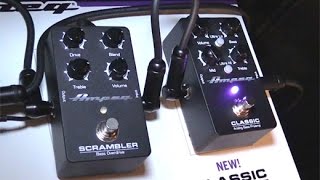 NAMM 17  Ampeg Classic Bass Preamp amp Scrambler Bass Overdrive Demos [upl. by Fortier113]