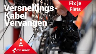 Zo vervang je een Versnellingskabel op je MTB  Fix je Fiets [upl. by Aisirtap]