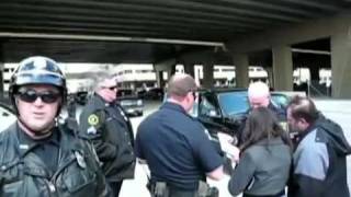 Police Officer Breaks Reporters Camera For Filming On Public Sidewalk [upl. by Stafford]