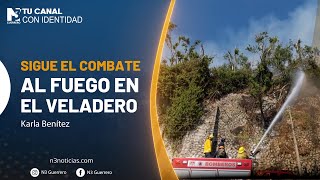 Sigue el combate al fuego en El Veladero [upl. by Sigismundo930]