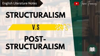 Structuralism vs Post structuralism  Key differences  IRENE FRANCIS [upl. by Doll840]