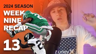 Week Nine Recap 2024 NFL Season l Inside the 20 l 13 [upl. by Sophronia403]