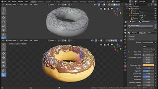 Create a Donut in Blender in 1 Minute [upl. by Annice]