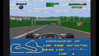 F1 World Championship Edition Intro Sega Megadrive Pal Version [upl. by Ennairoc]