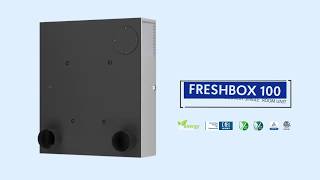 Blauberg FRESHBOX 100 – a singleroom air handling unit with heat recovery [upl. by Htebazile708]