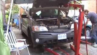 video of montana 34 motor change 2011 [upl. by Eelsnia608]