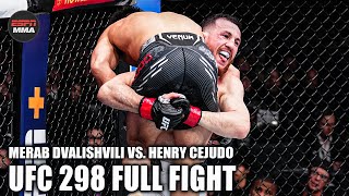 FULL FIGHT Merab Dvalishvili vs Henry Cejudo from UFC 298  ESPN MMA [upl. by Ttayw]