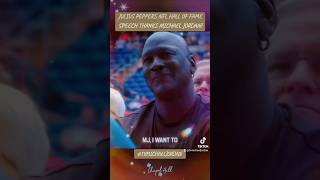 JULIUS PEPPERS NFL HALL OF FAME SPEECH THANKS MICHAEL JORDAN [upl. by Ominoreg722]