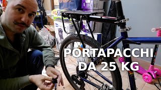 Portapacchi da 25 kg per bicicletta [upl. by Znarf]