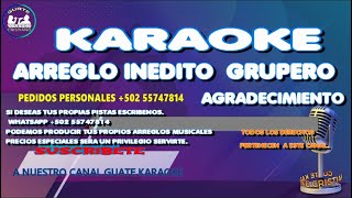 KARAOKE AGRADECIMIENTO HAY EN MI CORAZON [upl. by Kwon]