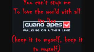 Guano Apes  You can´t stop Me Lyrics [upl. by Brause]