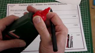 GCSE DampT exam walkthrough Pt 4 adhesives [upl. by Marji]