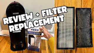 Veva 8000 Air Purifier Review  Filter Replacement Demo [upl. by Ditzel]