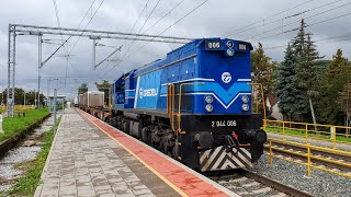 TŽV Gredelj 2044006 on container train passing Kustošija TŽV Gredelj 2044006 prolazi Kustošiju [upl. by Dodi]