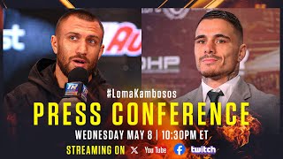 Vasiliy Lomachenko vs George Kambosos  FINAL PRESS CONFERENCE [upl. by Maffei]