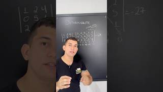 Dica de matemática para o cálculo de determinante 🔥 matematica [upl. by Rivers]