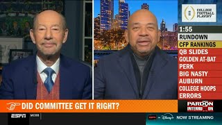 Pardon The Interruption  Michael Wilbon reacts to CFP Rankings Tom Brady suggests penalizing QBs [upl. by Irrol]