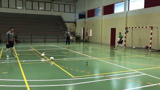 Entrenamiento especifico porteros futbol sala [upl. by Chrotoem475]