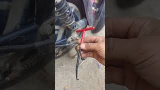 Electric bicycle foot bracket spring installation process Good tools can increase work efficiency [upl. by Meelak812]