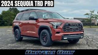 2024 Toyota Sequoia TRD Pro  A REAL SUV [upl. by Dafna248]