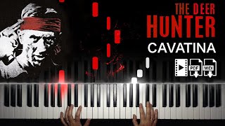 Cavatina  The Deer Hunter  Piano Tutorial  Sheet music  MIDI [upl. by Kcirrag]