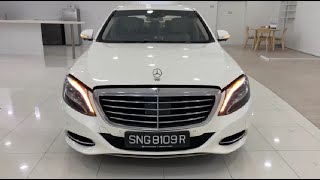 Mercedes Benz S500 Long R20 LED 2014 WhiteSNG8109R [upl. by Marjie718]