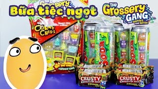 Bữa tiệc ngọt Grossery Gang Sticky Soda Corny Chips Crusty Chocolate Bars  ToyStation 36 [upl. by Ravaj]