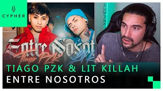 REACCIÓN a Tiago PZK LIT killah  Entre Nosotros Video Oficial [upl. by Anaek413]