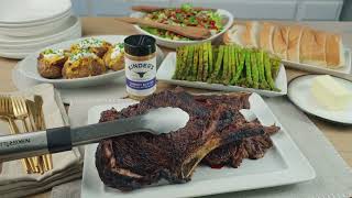 Kinders Cowboy Butter Steak Seasoning Buttery Prime Ribeye Steaks [upl. by Rolfston]