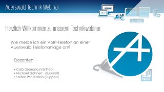 Onlineseminar COMfortel IPTelefone – Vorstellung und Registrierung an einer Telefonanlage [upl. by Ambrosio]