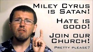 Crazy Christian thinks Miley Cyrus is Satan [upl. by Virgilio]