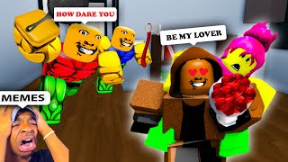 ROBLOX Weird Strict Dad FUNNY MOMENTS  STRANGER FELL IN LOVE WITH MOTHER PART 2  HARRY ROBLOX [upl. by Bollay]