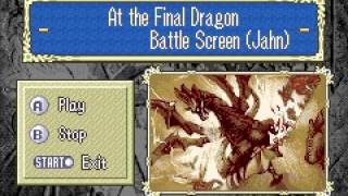 Fire Emblem 6 OST  At the Final Dragon Jahn Battle Screen [upl. by Ailana]