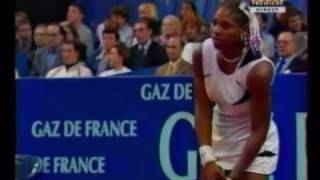 Serena Williams vs Amelie Mauresmo 1999 GDF Final [upl. by Ahsuatan269]