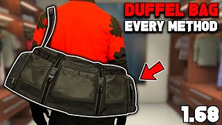 Every Method To Get The Black Duffel Bag In Gta 5 Online 168 [upl. by Daukas836]