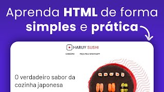 Aprenda HTML de forma simples e prática  Live 001 [upl. by Aisan219]