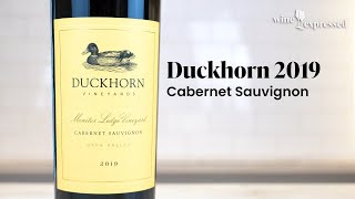 Duckhorn 2019 Cabernet Sauvignon Howell Mountain  Wine Expressed [upl. by Rosemari587]