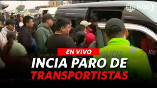 🔴 EN VIVO  Inicia paro convocado por sector de transportistas  América Noticias [upl. by Takeshi792]