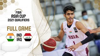 India v Iraq  Full Game  FIBA Asia Cup 2021 Qualifiers [upl. by Areval]