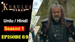 kurulus Osman ghazi season 1 episode 69 Urdu Hindi [upl. by Eifos]