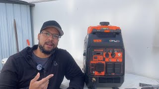 UNBOX AND REVIEW THE NEW WEN DF4801X QUIET DUAL FUEL INVERTER GENERATOR [upl. by Ihc]