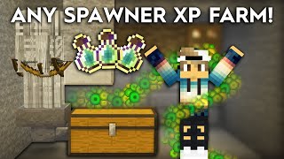 Minecraft Mob Spawner XP Farm  Easy Design  2500 Drops Per Hour [upl. by Gatian]