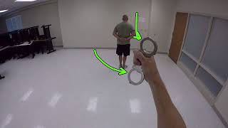 Department of Criminal Justice Training DOCJT Standing Handcuffing [upl. by Valdes]