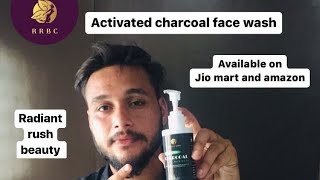 Activated charcoal face washLahoriavlogs  radiant rush beauty insta Officialindreshlahoria [upl. by Firestone404]