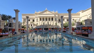 Caesars Palace pool Las Vegas Nevada USA  LIKE SUBSCRIBE SHARE [upl. by Nolte]