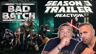 THE BAD BATCH  Season 3 Trailer Reaction  STAR WARS [upl. by Toomay]